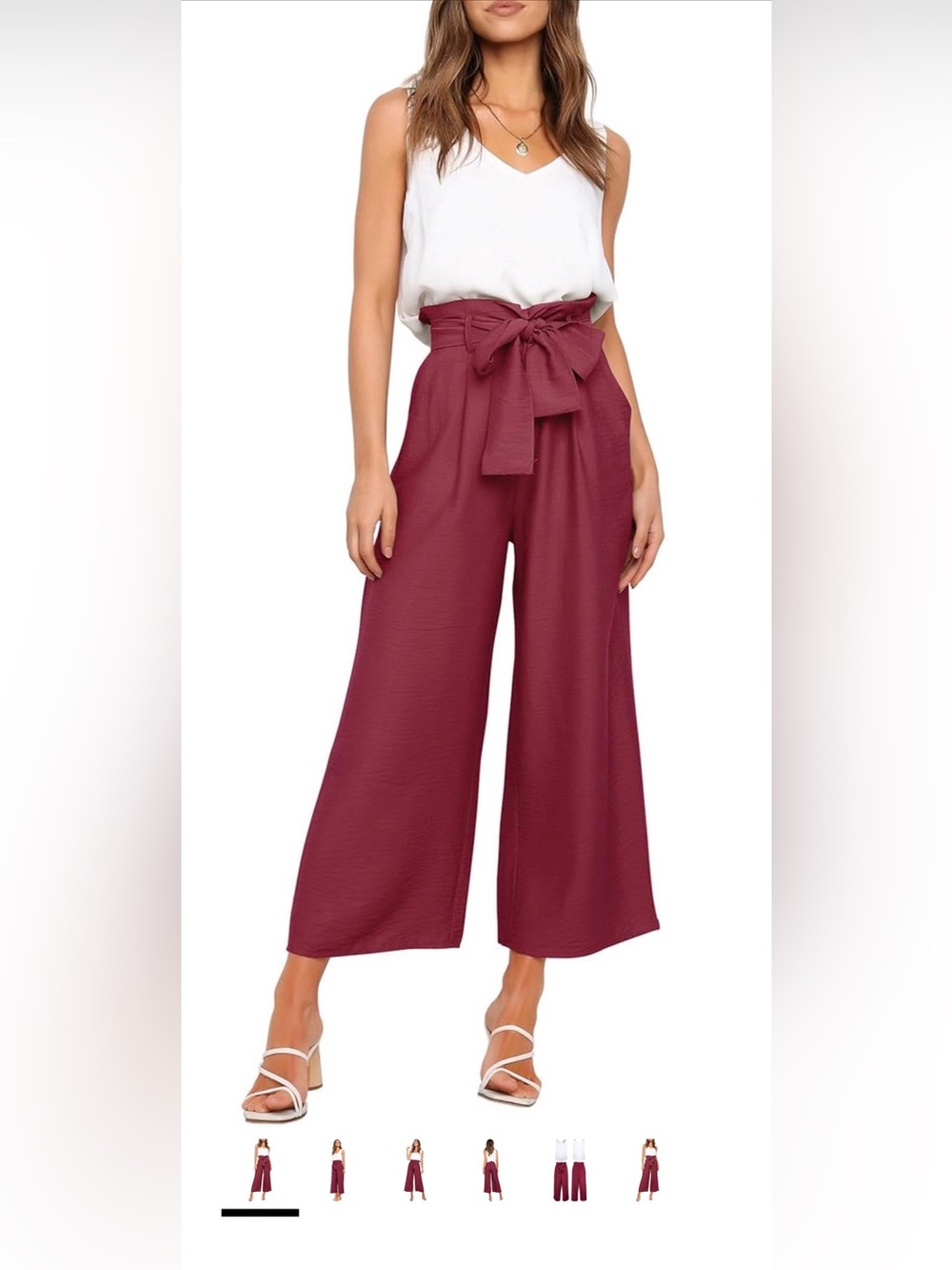 Shinestar White Sleeveless Top